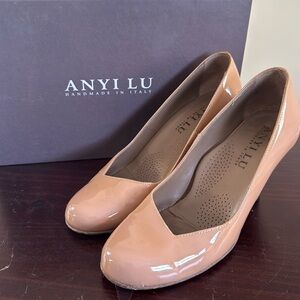 Anyi Lu Emily Bisque tan tortoise shell, heel classic designer pumps heels shoes
